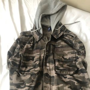 H &M ARMY JACKET